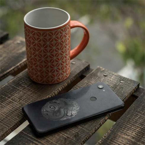 Chinese Black Dragon Google Pixel 3a XL Skin