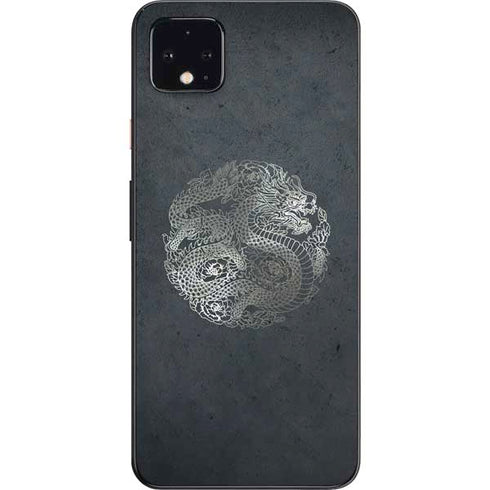 Chinese Black Dragon Google Pixel 4 XL Skin