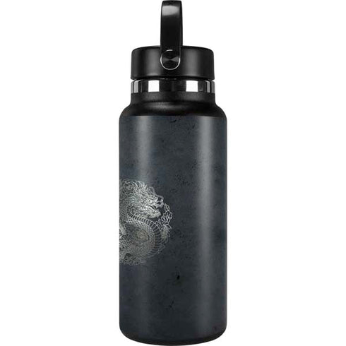 Chinese Black Dragon Hydro Flask 32oz Wide Mouth Skin