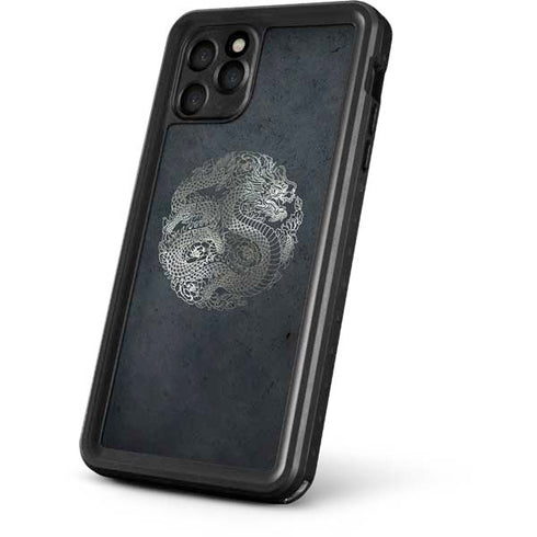 Chinese Black Dragon iPhone 11 Pro Max Waterproof Case
