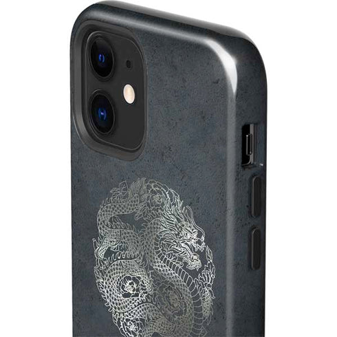 Chinese Black Dragon iPhone 12 Impact Case