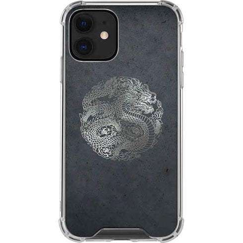 Chinese Black Dragon iPhone 12 Mini Clear Case