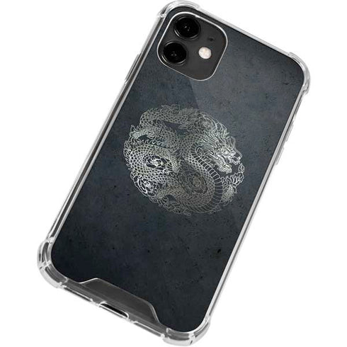 Chinese Black Dragon iPhone 12 Mini Clear Case