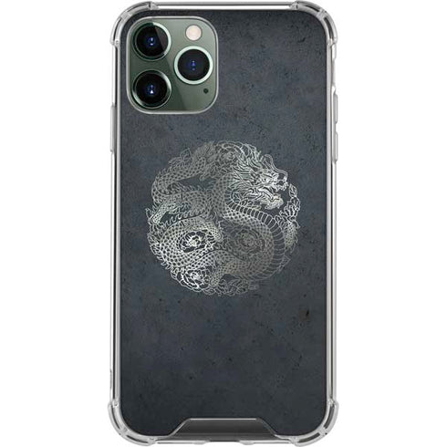Chinese Black Dragon iPhone 12 Pro Clear Case