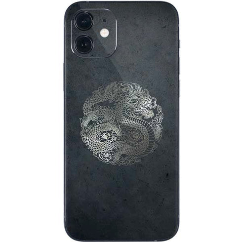Chinese Black Dragon iPhone 12 Skin