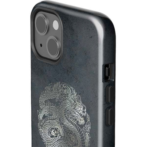 Chinese Black Dragon iPhone 14 Plus Impact Case