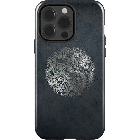 Chinese Black Dragon iPhone 15 Pro Impact Case