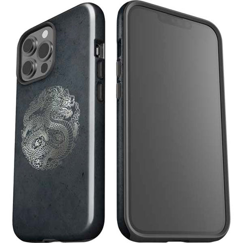 Chinese Black Dragon iPhone 15 Pro Max Impact Case