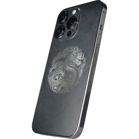 Chinese Black Dragon iPhone 15 Pro Skin
