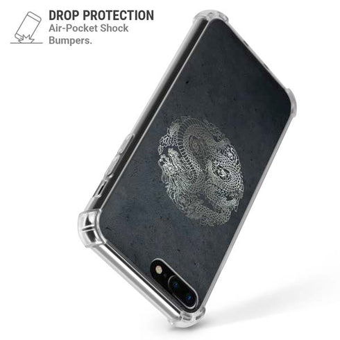 Chinese Black Dragon iPhone 7/8 Plus Clear Case