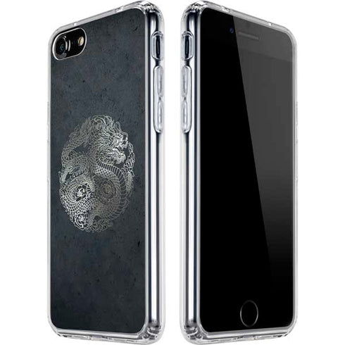 Chinese Black Dragon iPhone SE (2nd & 3rd Gen) Clear Case