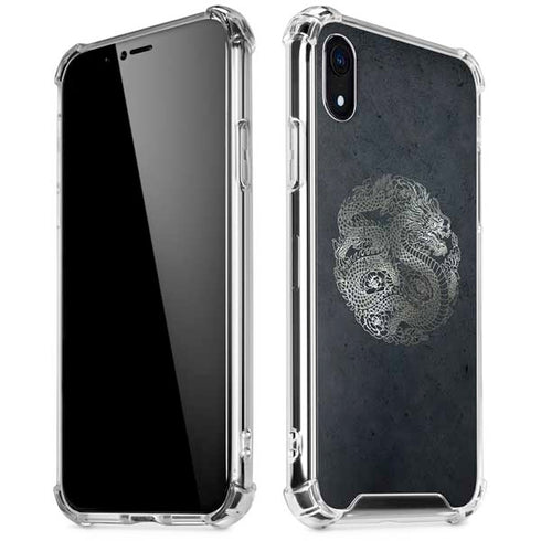 Chinese Black Dragon iPhone XR Clear Case