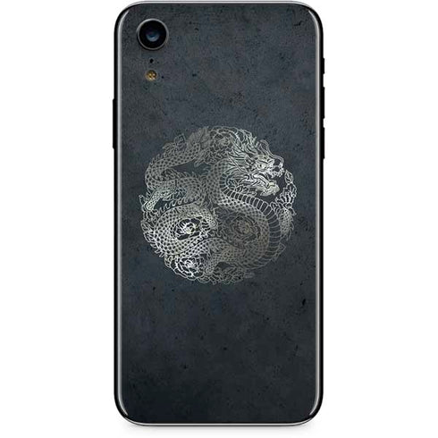 Chinese Black Dragon iPhone XR Skin