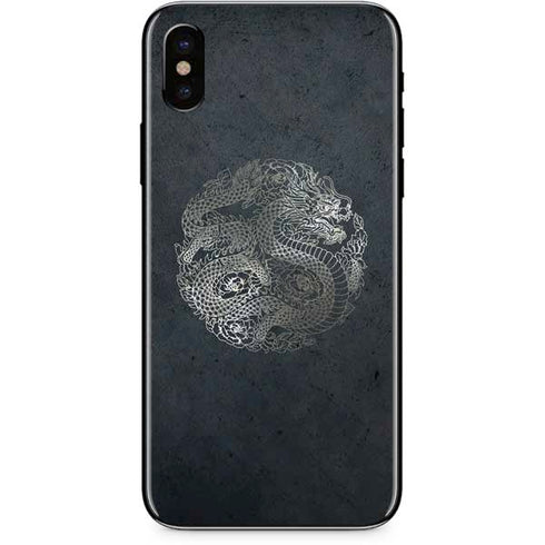 Chinese Black Dragon iPhone XS Max Skin
