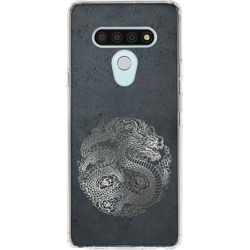 Chinese Black Dragon LG Stylo 6 Clear Case