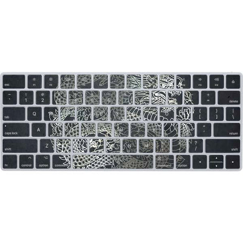 Chinese Black Dragon Magic Keyboard Skin