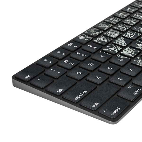 Chinese Black Dragon Magic Keyboard with Numeric Keypad Skin