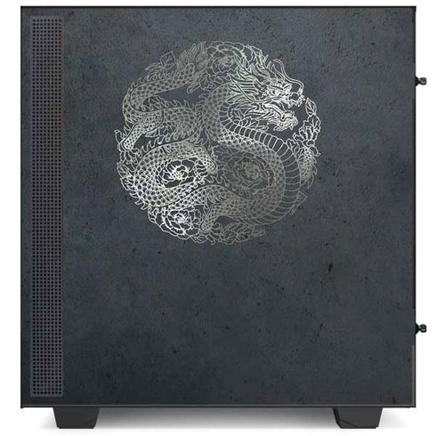 Chinese Black Dragon NZXT H510 Compact ATX Mid-Tower Case Skin