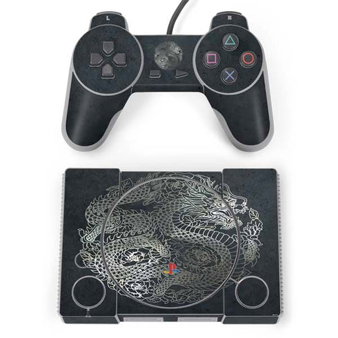 Chinese Black Dragon PlayStation Classic Bundle Skin