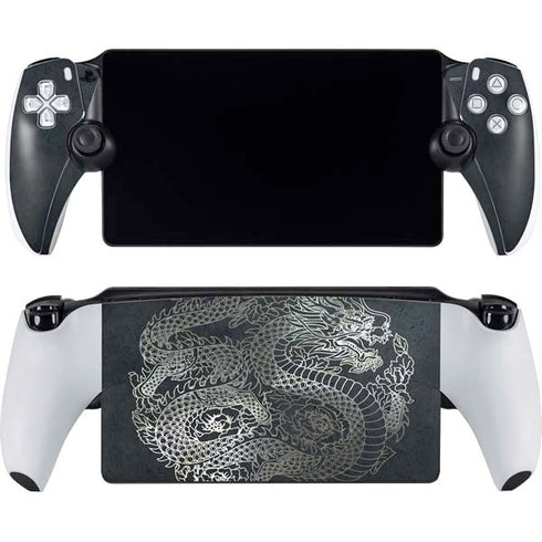 Chinese Black Dragon PlayStation Portal Remote Player Skin