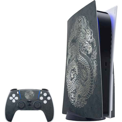 Chinese Black Dragon PS5 Bundle Skin