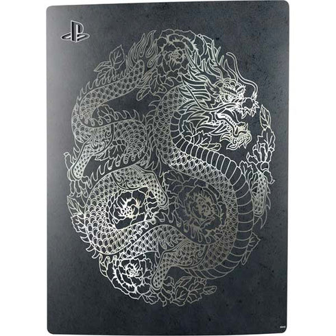 Chinese Black Dragon PS5 Console Skin