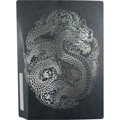 Chinese Black Dragon PS5 Console Skin