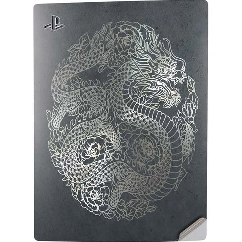 Chinese Black Dragon PS5 Digital Edition Console Skin