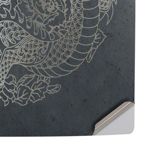 Chinese Black Dragon PS5 Slim Digital Edition Console Skin