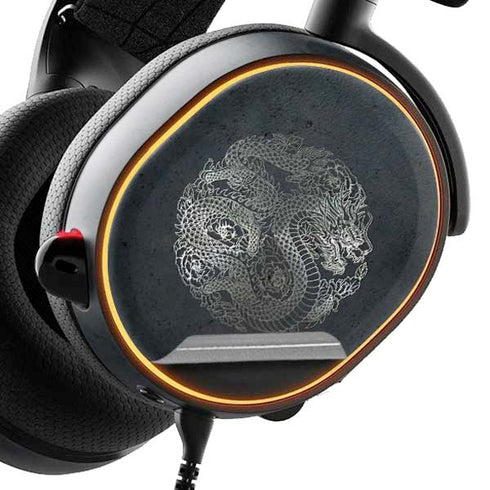 Chinese Black Dragon SteelSeries Arctis 3 Skin