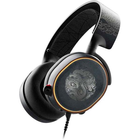 Chinese Black Dragon SteelSeries Arctis 5 Skin