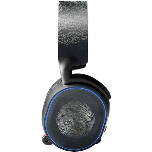 Chinese Black Dragon SteelSeries Arctis 5 Skin