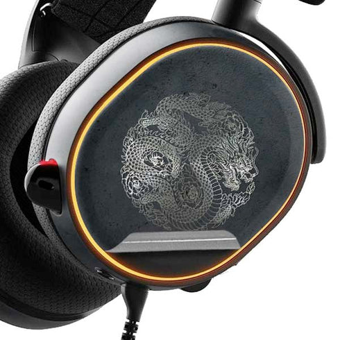 Chinese Black Dragon SteelSeries Arctis 5 Skin