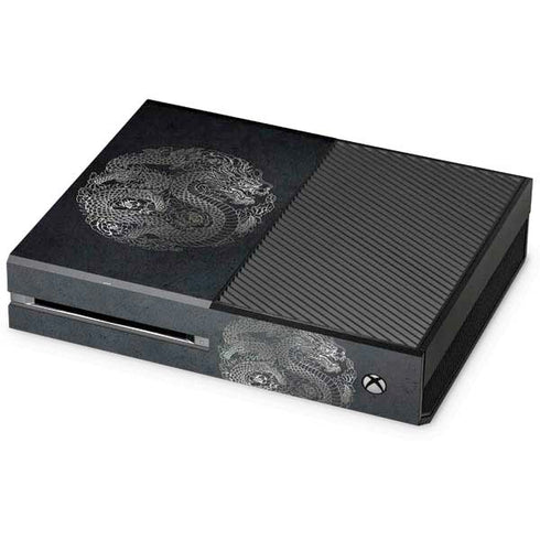 Chinese Black Dragon Xbox One Console Skin