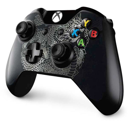 Chinese Black Dragon Xbox One Controller Skin