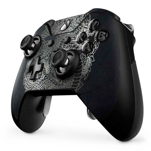 Chinese Black Dragon Xbox One Elite Controller Skin