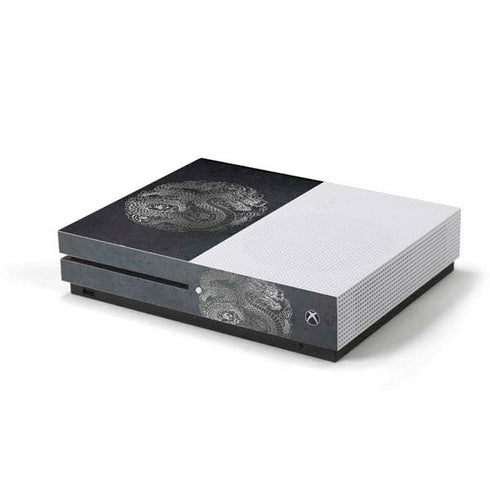 Chinese Black Dragon Xbox One S Console Skin