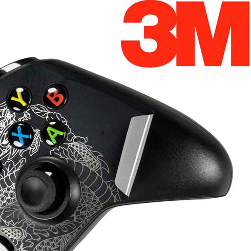 Chinese Black Dragon Xbox One X Controller Skin