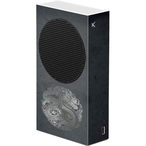 Chinese Black Dragon Xbox Series S Console Skin