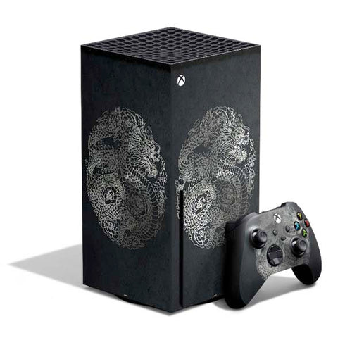 Chinese Black Dragon Xbox Series X Bundle Skin