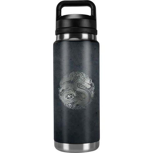 Chinese Black Dragon YETI Rambler 26oz Bottle Skin