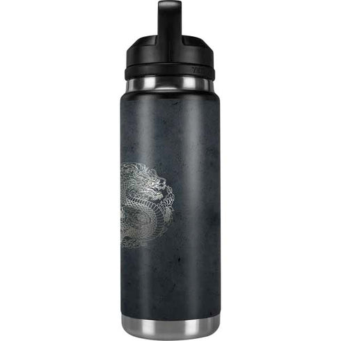 Chinese Black Dragon YETI Rambler 26oz Bottle Skin