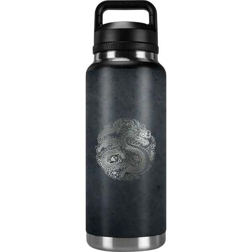 Chinese Black Dragon YETI Rambler 36oz Bottle Skin