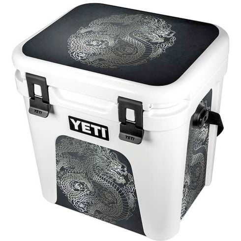 Chinese Black Dragon YETI Roadie 24 Hard Cooler Skin