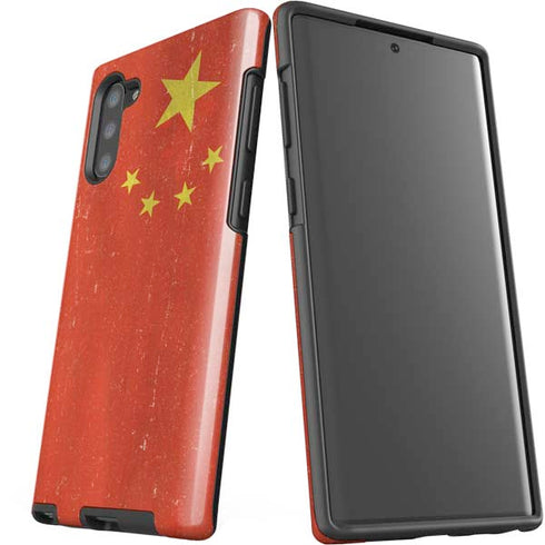 Chinese Flag Distressed Galaxy Note 10 Pro Case