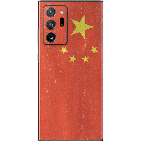 Chinese Flag Distressed Galaxy Note20 Ultra 5G Skin