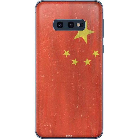 Chinese Flag Distressed Galaxy S10e Skin