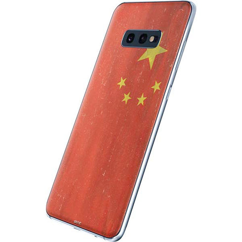 Chinese Flag Distressed Galaxy S10e Skin