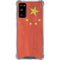 Chinese Flag Distressed Galaxy S20 FE Clear Case