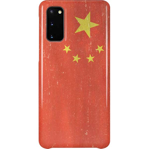 Chinese Flag Distressed Galaxy S20 Lite Case